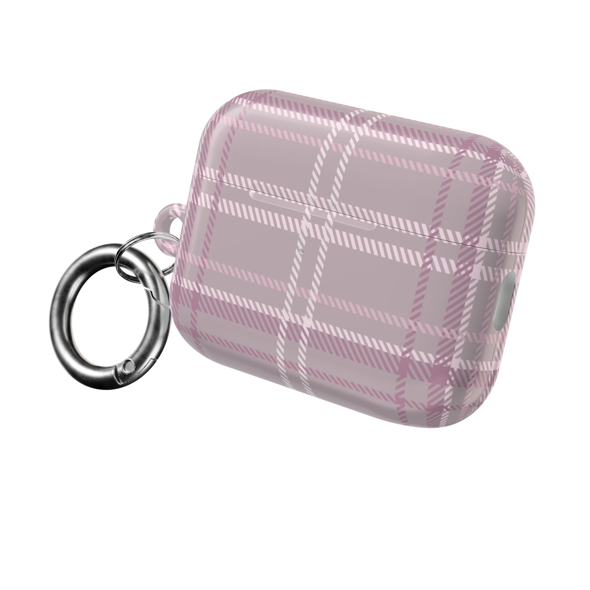The Plaid Edit Mauve AirPod Case