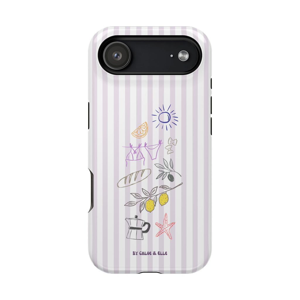 Amalfi Dreaming Petunia Phone Case