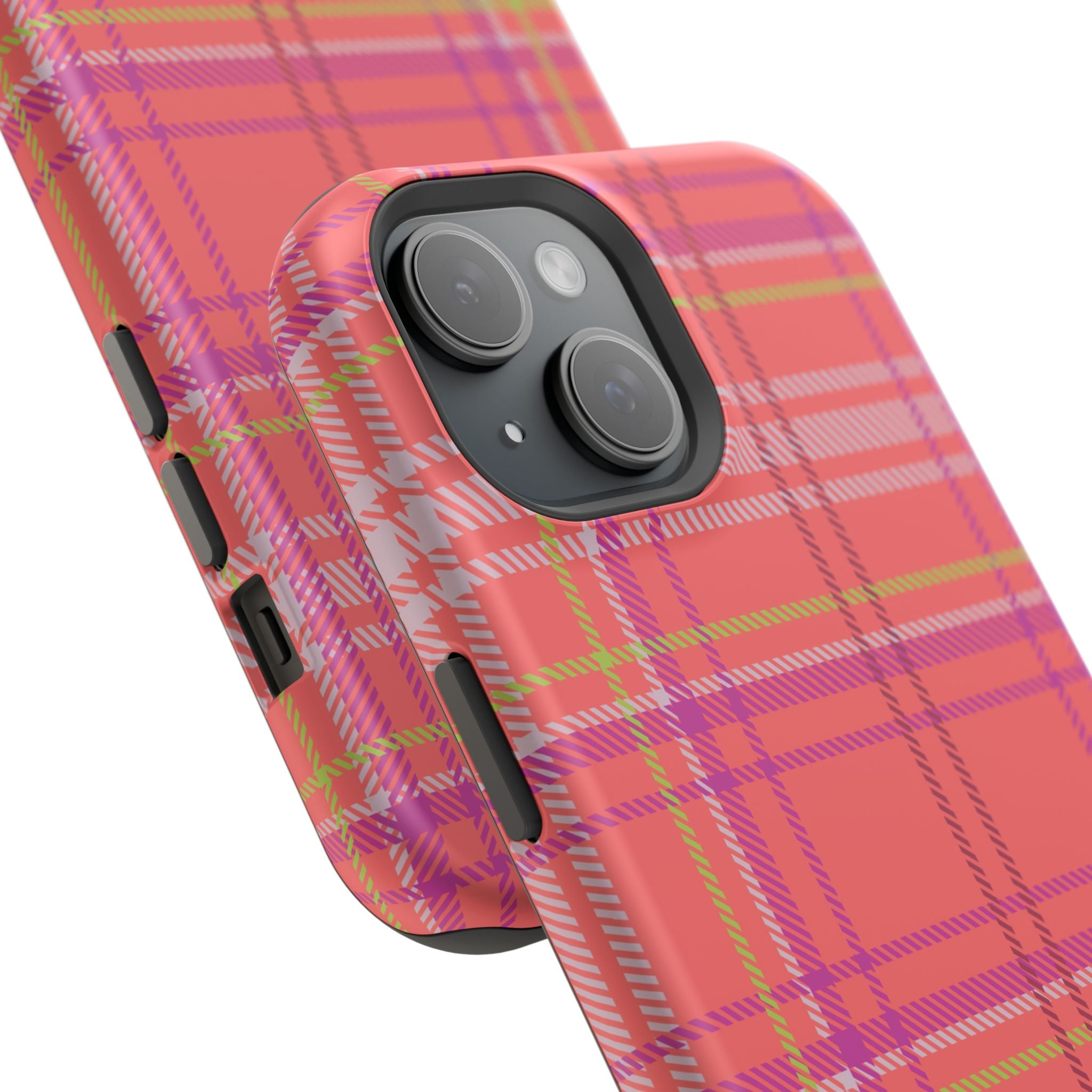 Golden Girl Plaid Magnetic Phone Case