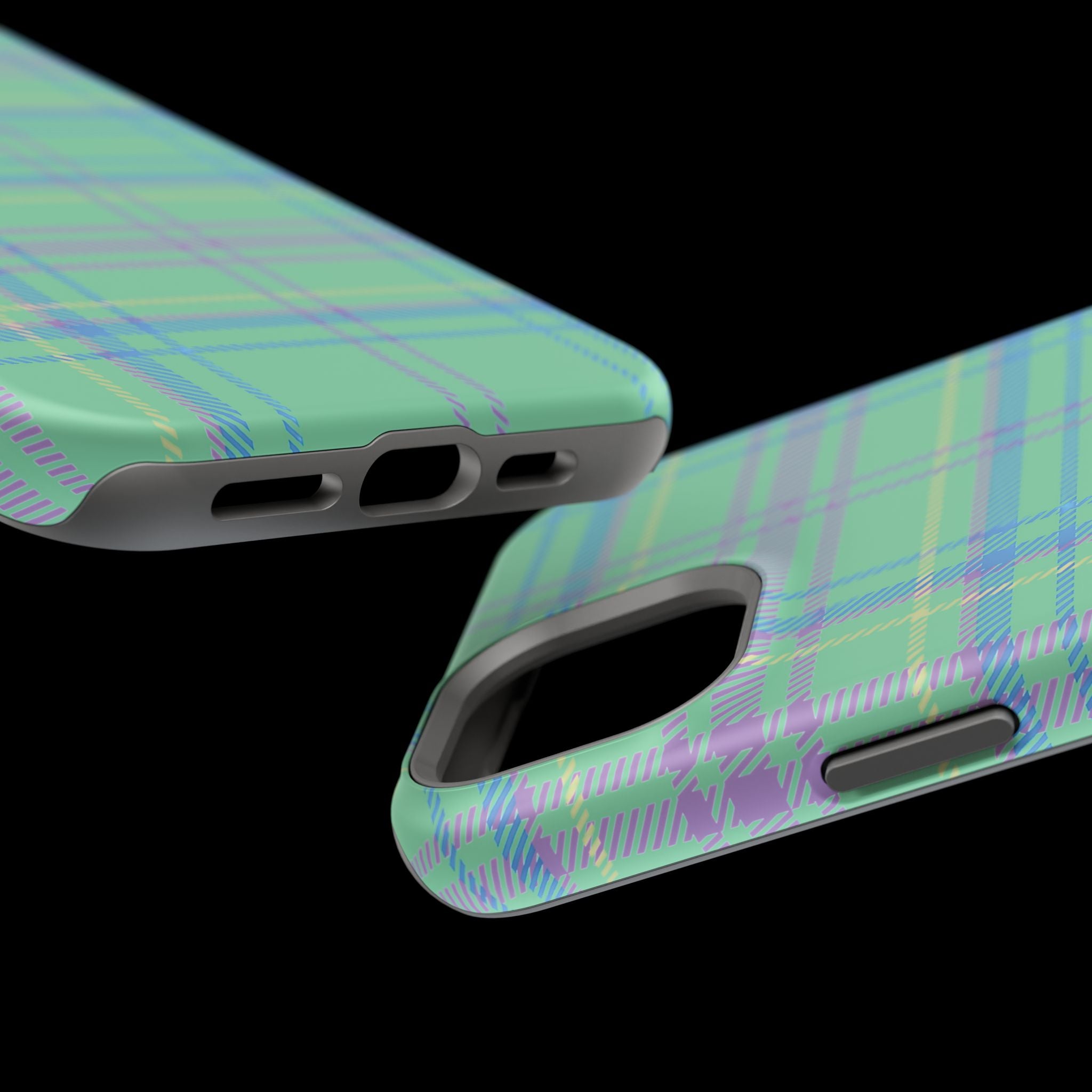 Fresh Energy Plaid Magnetic Phone Case