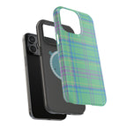 Fresh Energy Plaid Magnetic Phone Case