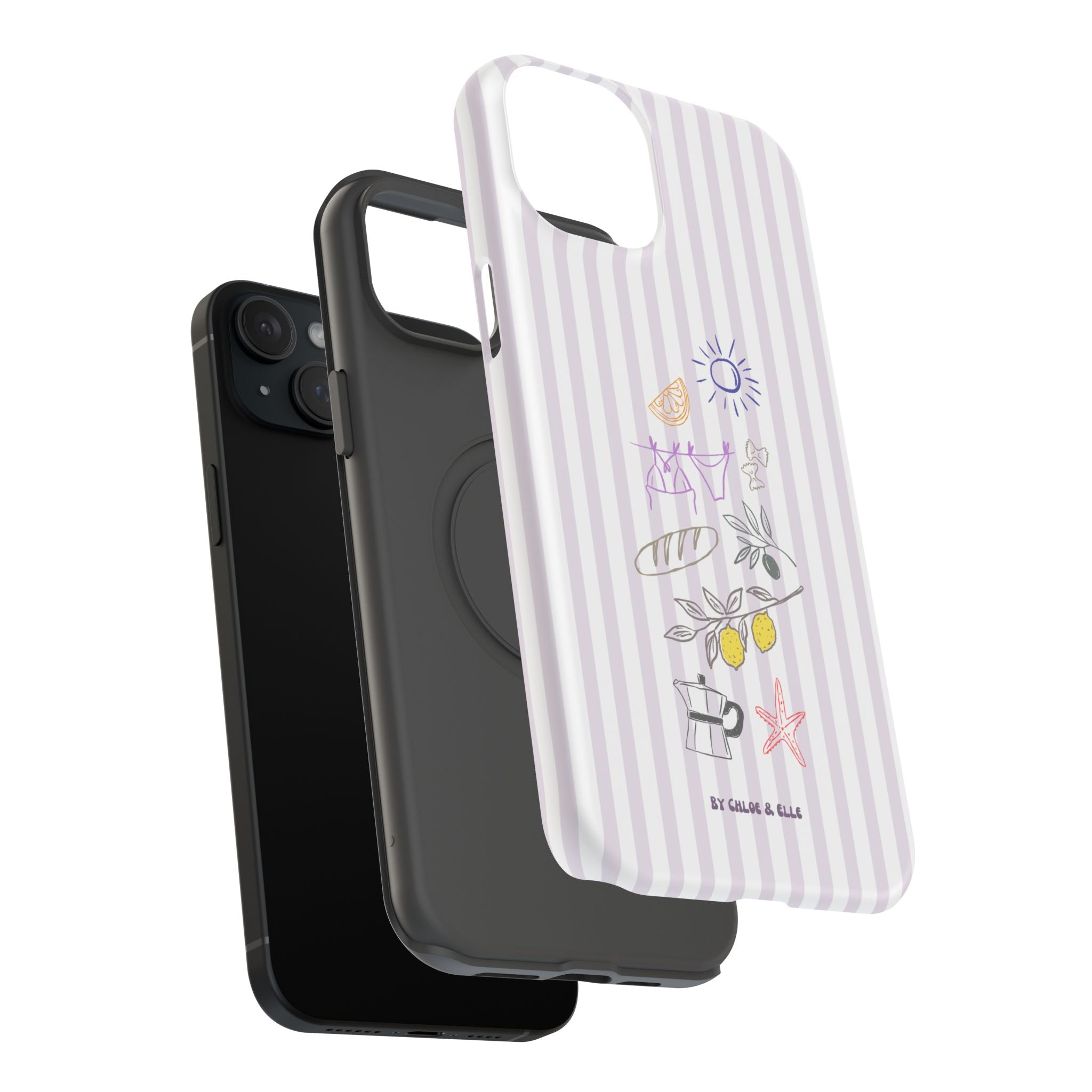 Amalfi Dreaming Petunia Phone Case