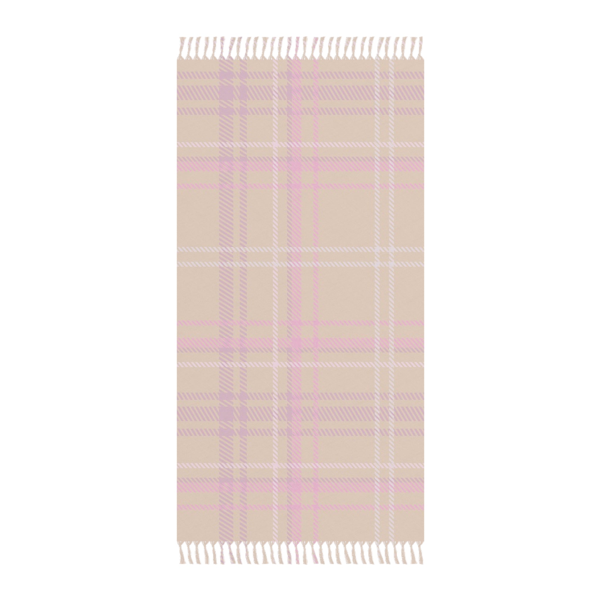 The Plaid Edit Cashmere Boho Beach Towel