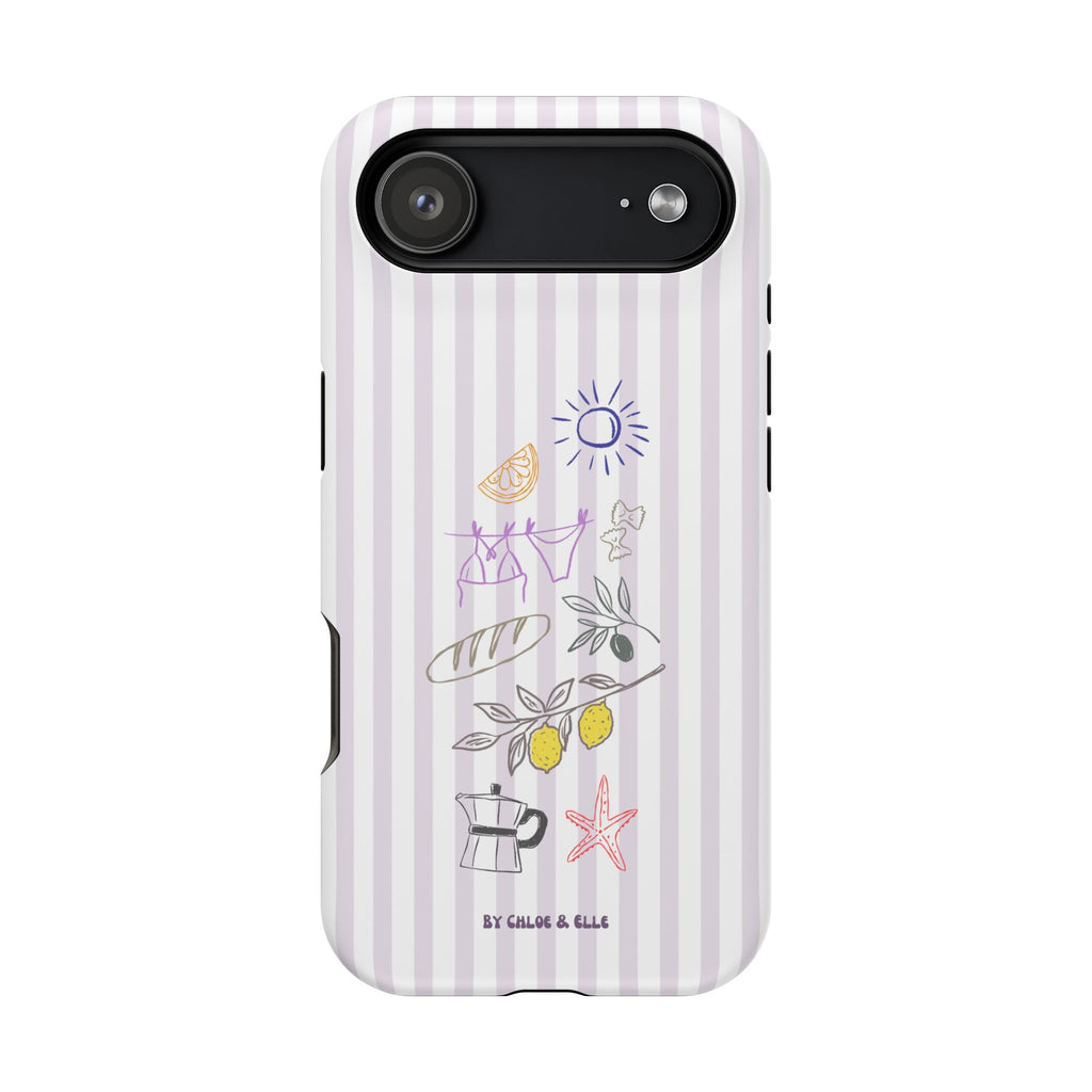 Amalfi Dreaming Petunia Phone Case