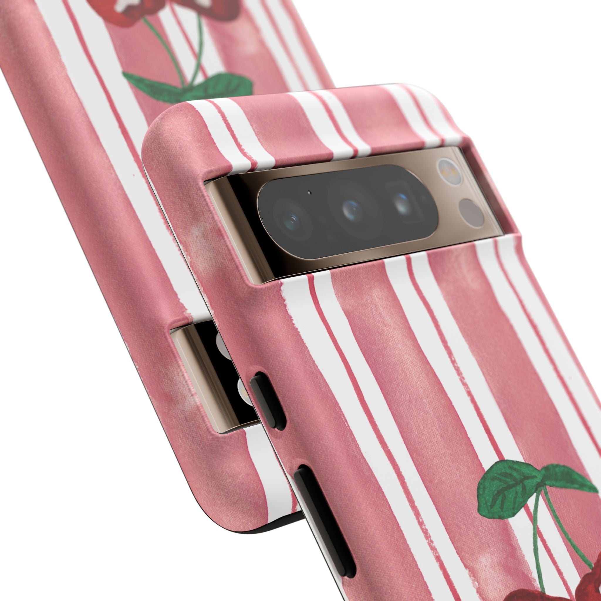 Cherry Orchard Stripes Phone Case