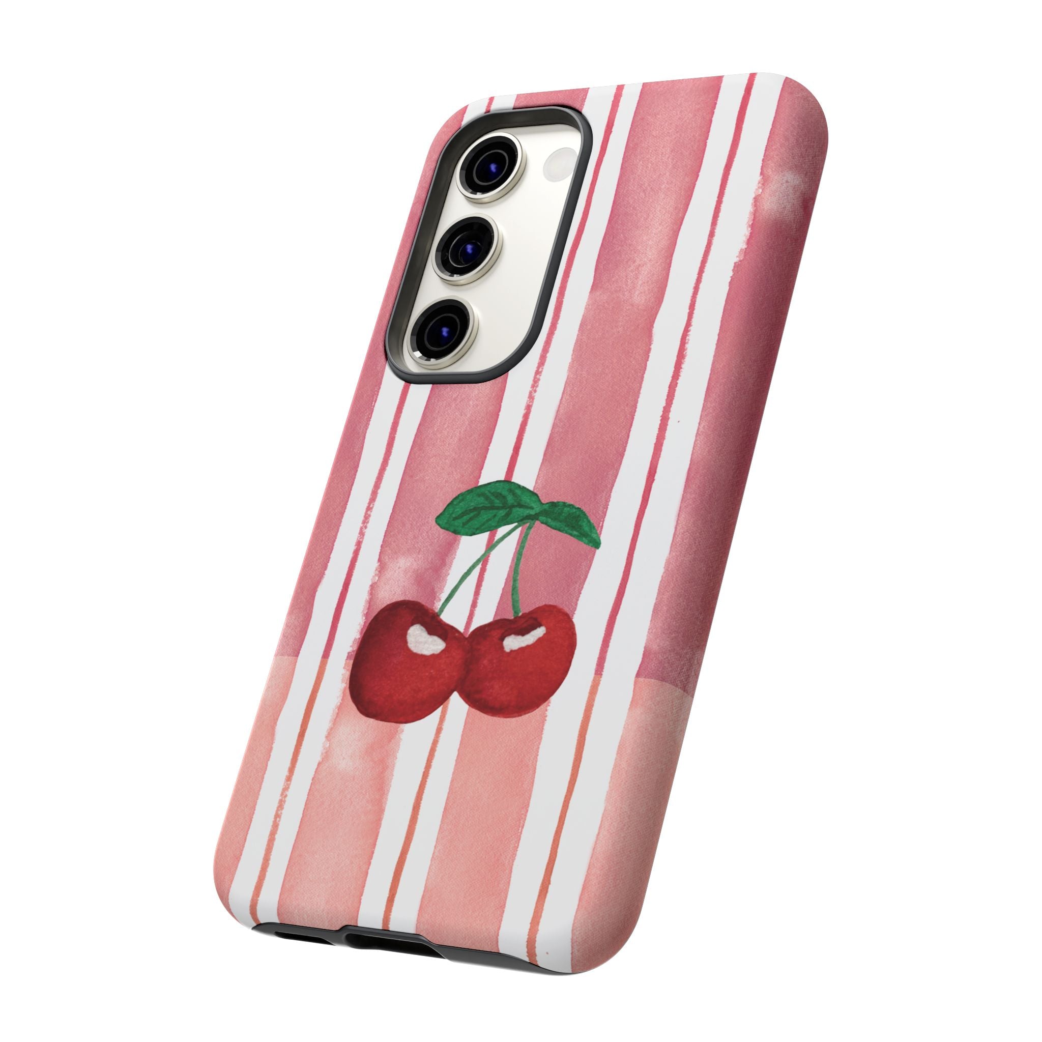 Cherry Orchard Stripes Phone Case