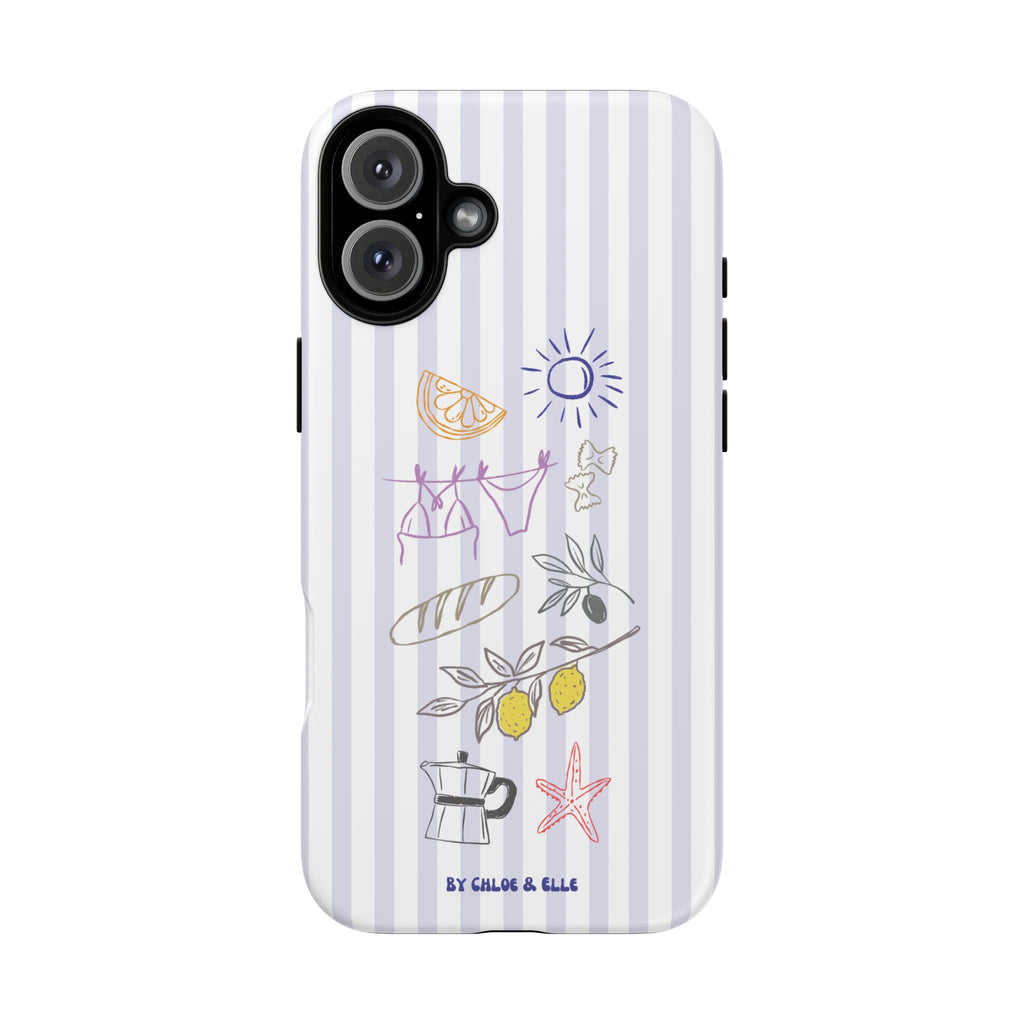 Amalfi Dreaming Blue Waters Phone Case