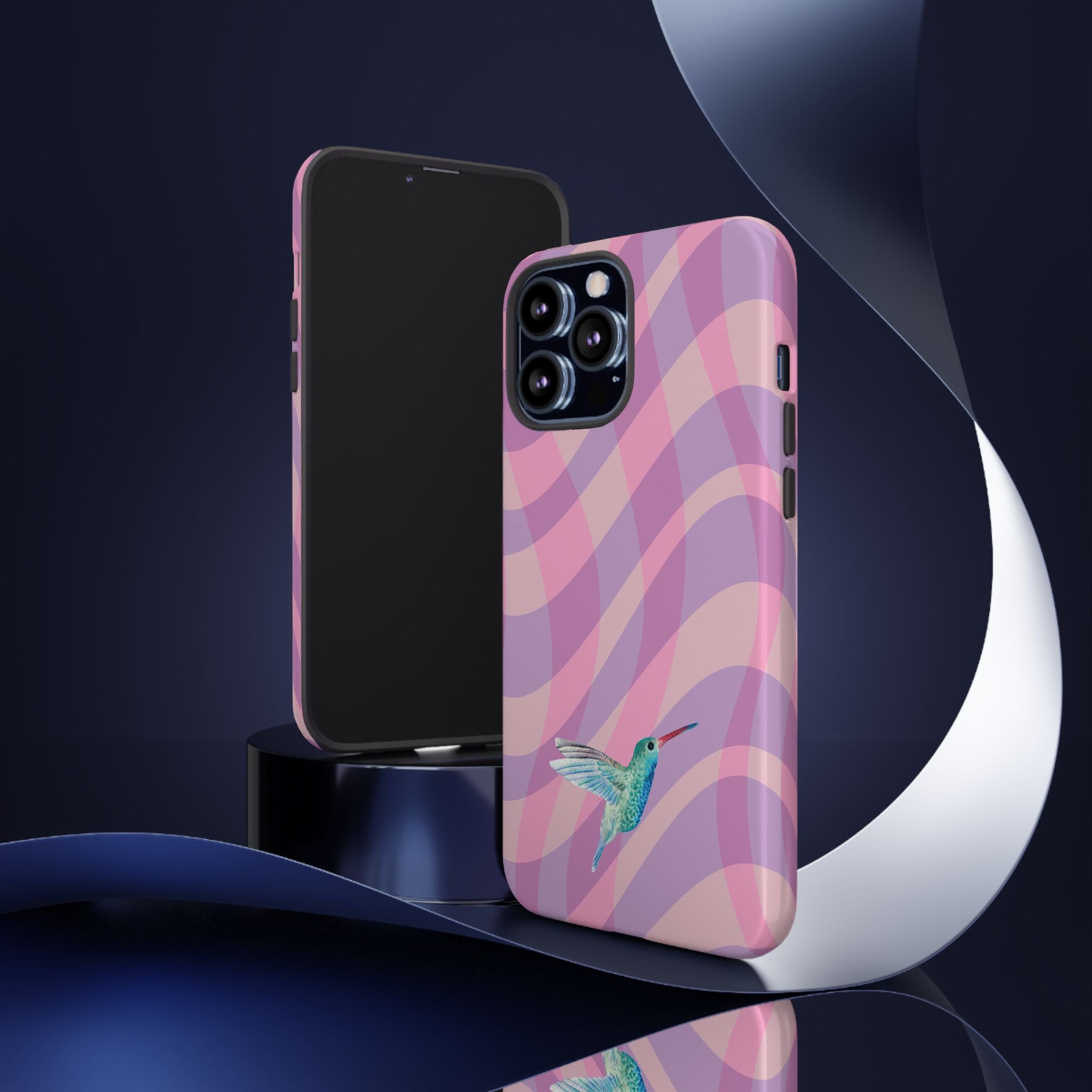 Serenity Waves Hummingbird Phone Case