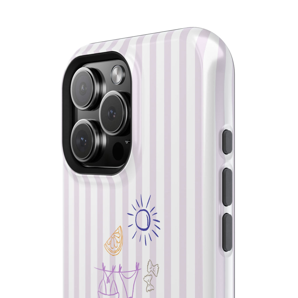 Amalfi Dreaming Petunia Phone Case