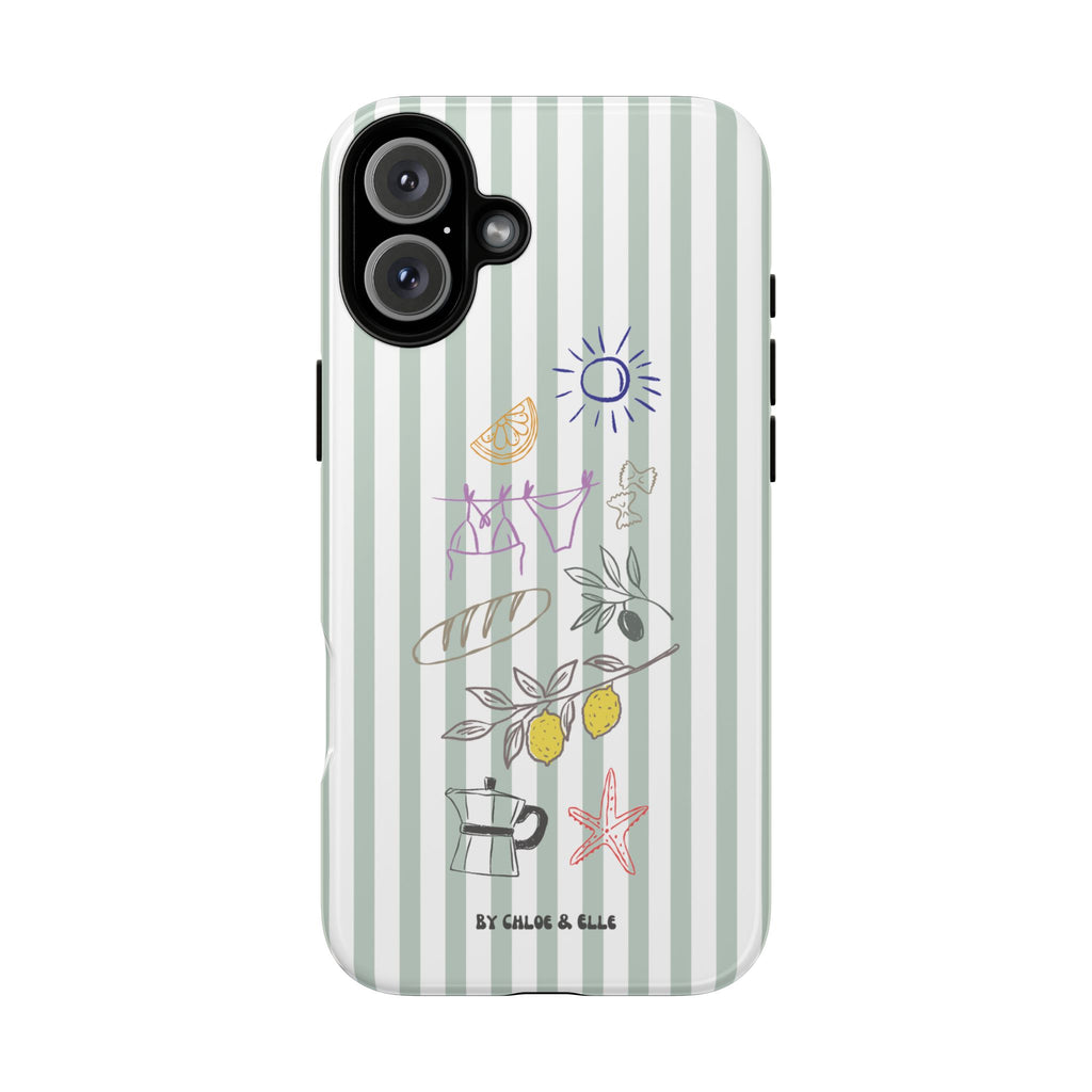 Amalfi Dreaming Olive Phone Case