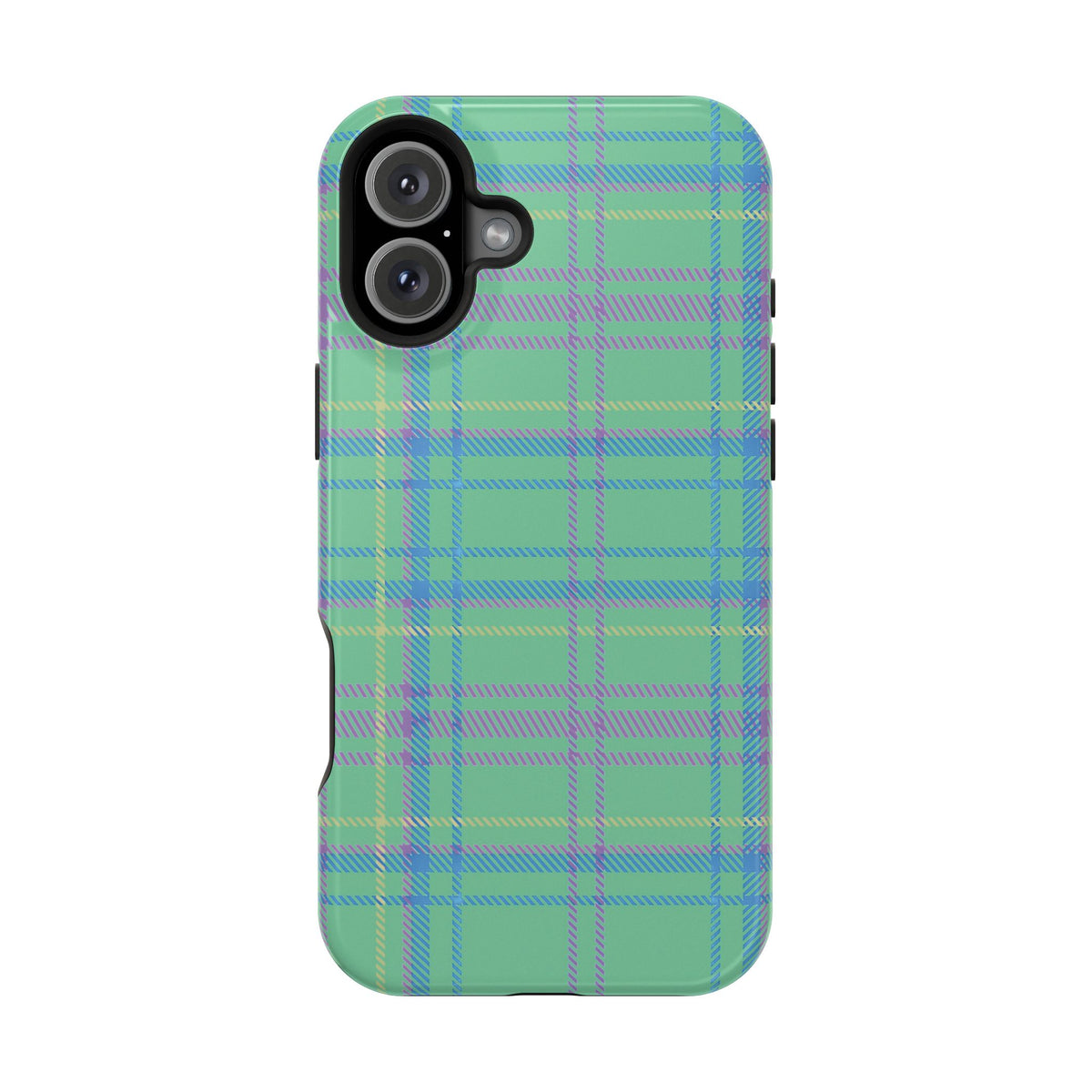 Fresh Energy Plaid Magnetic Phone Case