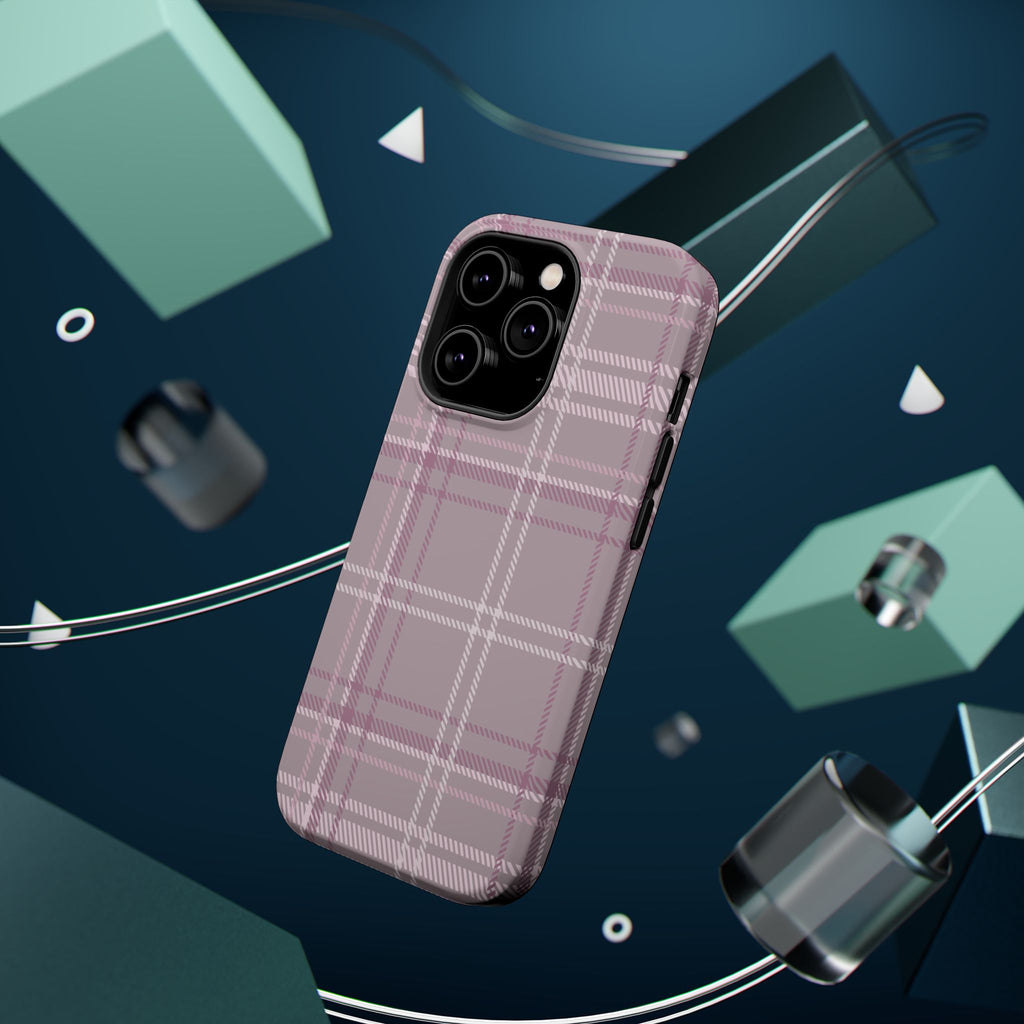 The Plaid Edit Mauve Phone Case