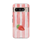 Strawberry Orchard Stripes Phone Case