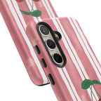 Cherry Orchard Stripes Phone Case