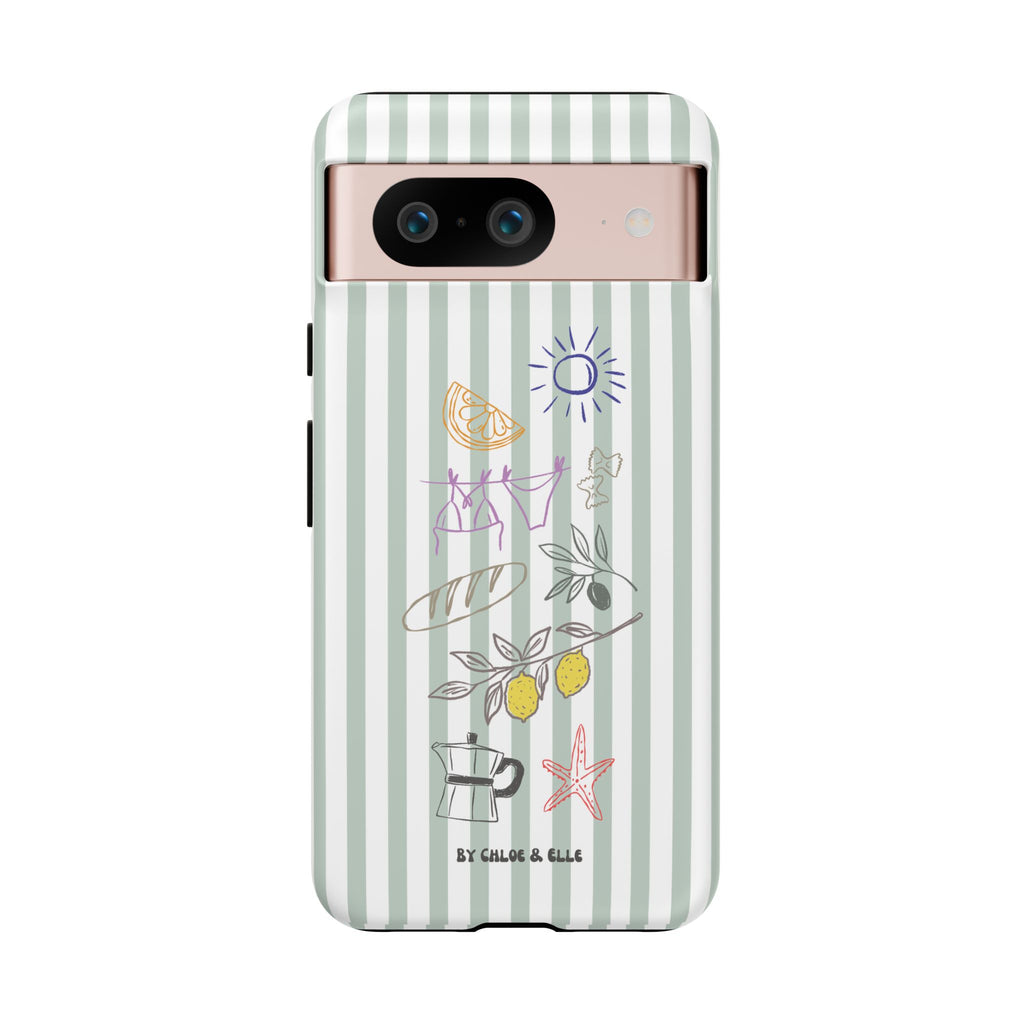 Amalfi Dreaming Olive Phone Case