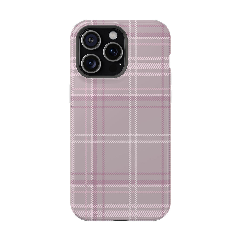 The Plaid Edit Mauve Phone Case