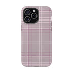 The Plaid Edit Mauve Phone Case