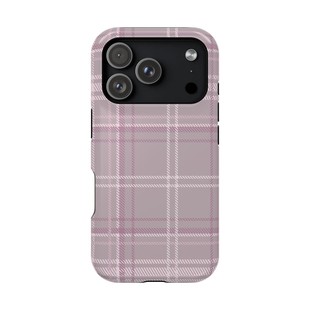 The Plaid Edit Mauve Phone Case