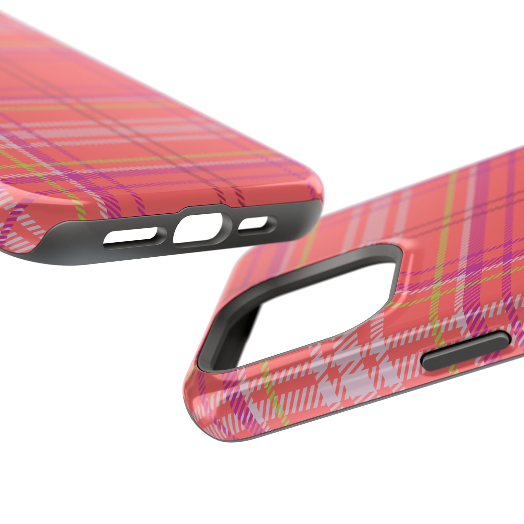 Golden Girl Plaid Magnetic Phone Case