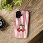Cherry Orchard Stripes Phone Case