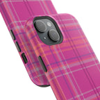 Berry Crush Plaid Magnetic Phone Case