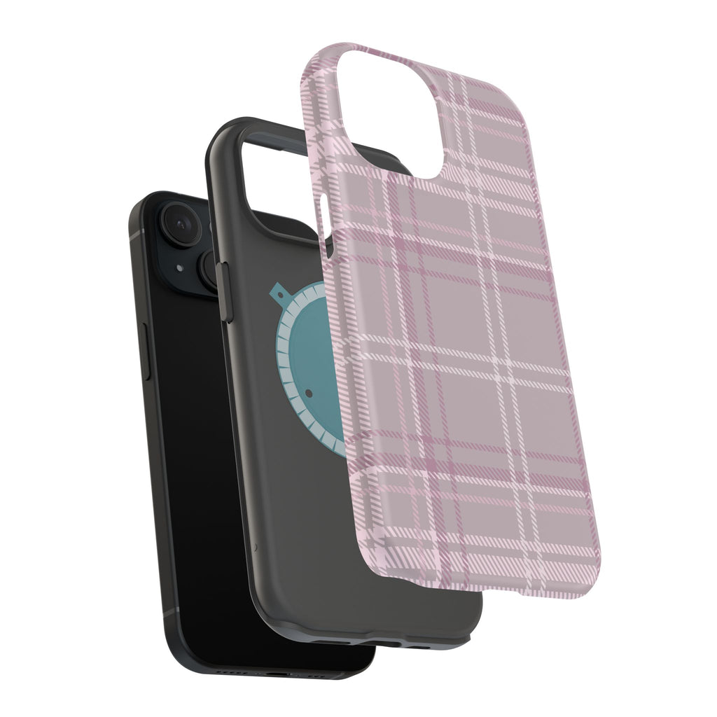 The Plaid Edit Mauve Phone Case