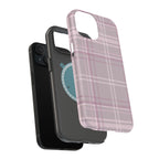 The Plaid Edit Mauve Phone Case