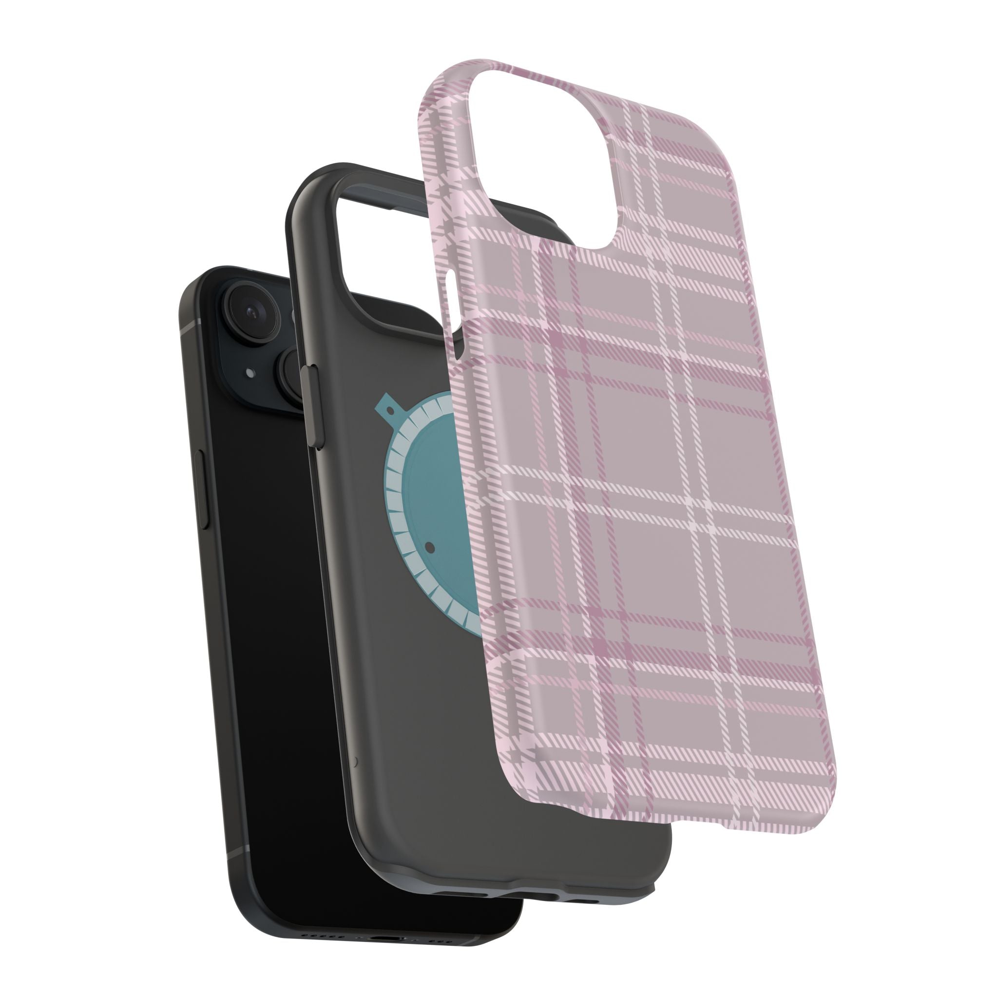 The Plaid Edit Mauve Phone Case
