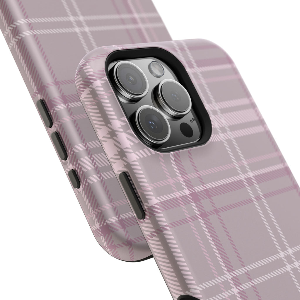 The Plaid Edit Mauve Phone Case