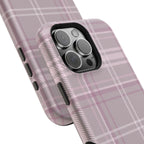 The Plaid Edit Mauve Phone Case