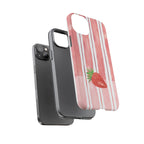 Strawberry Orchard Stripes Phone Case