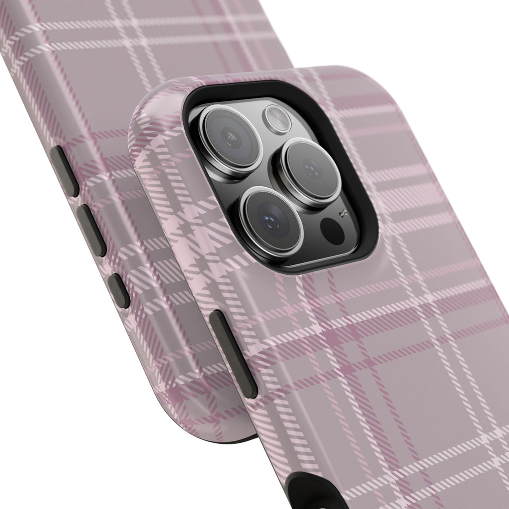 The Plaid Edit Mauve Phone Case