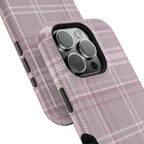 The Plaid Edit Mauve Phone Case