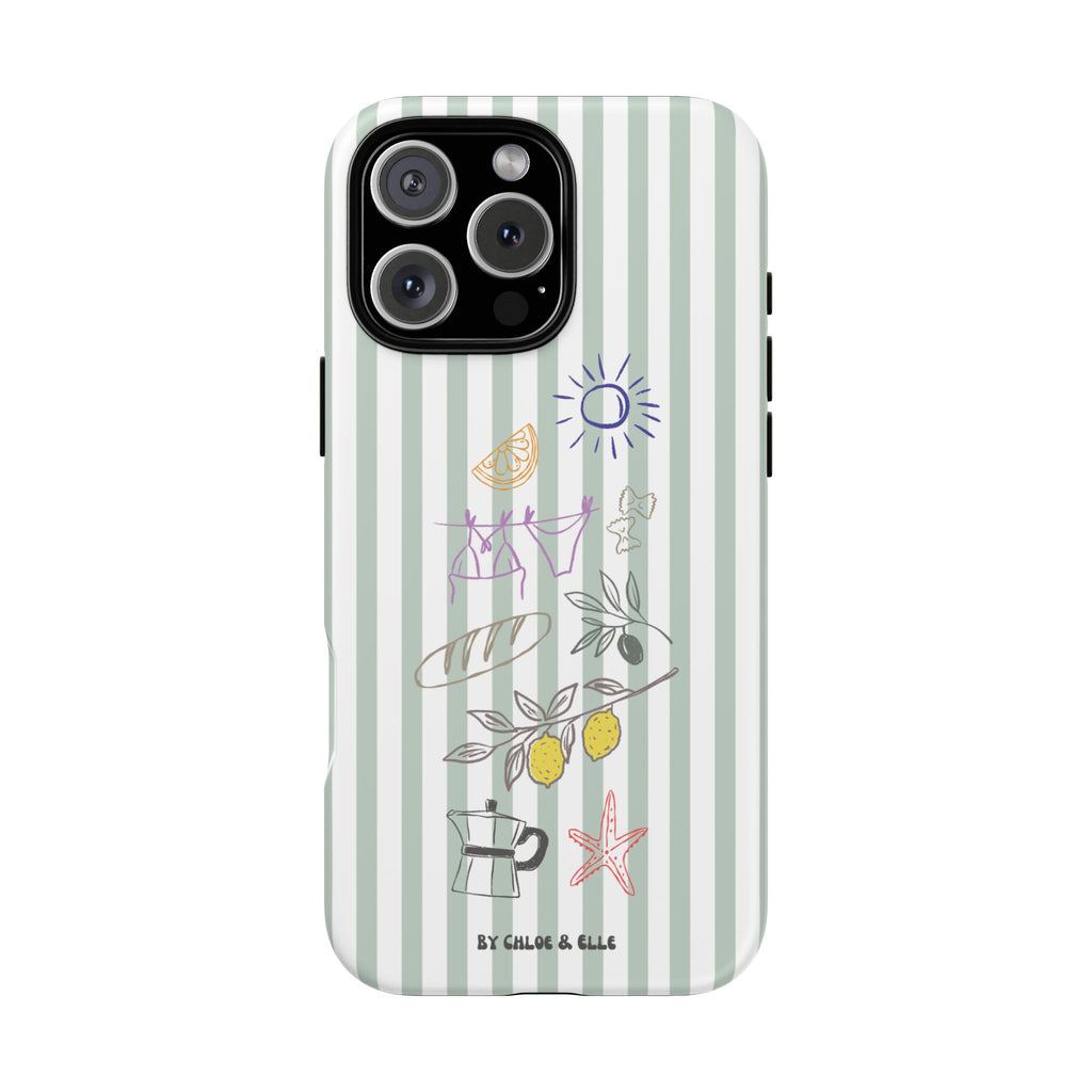 Amalfi Dreaming Olive Phone Case