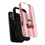 Cherry Orchard Stripes Phone Case