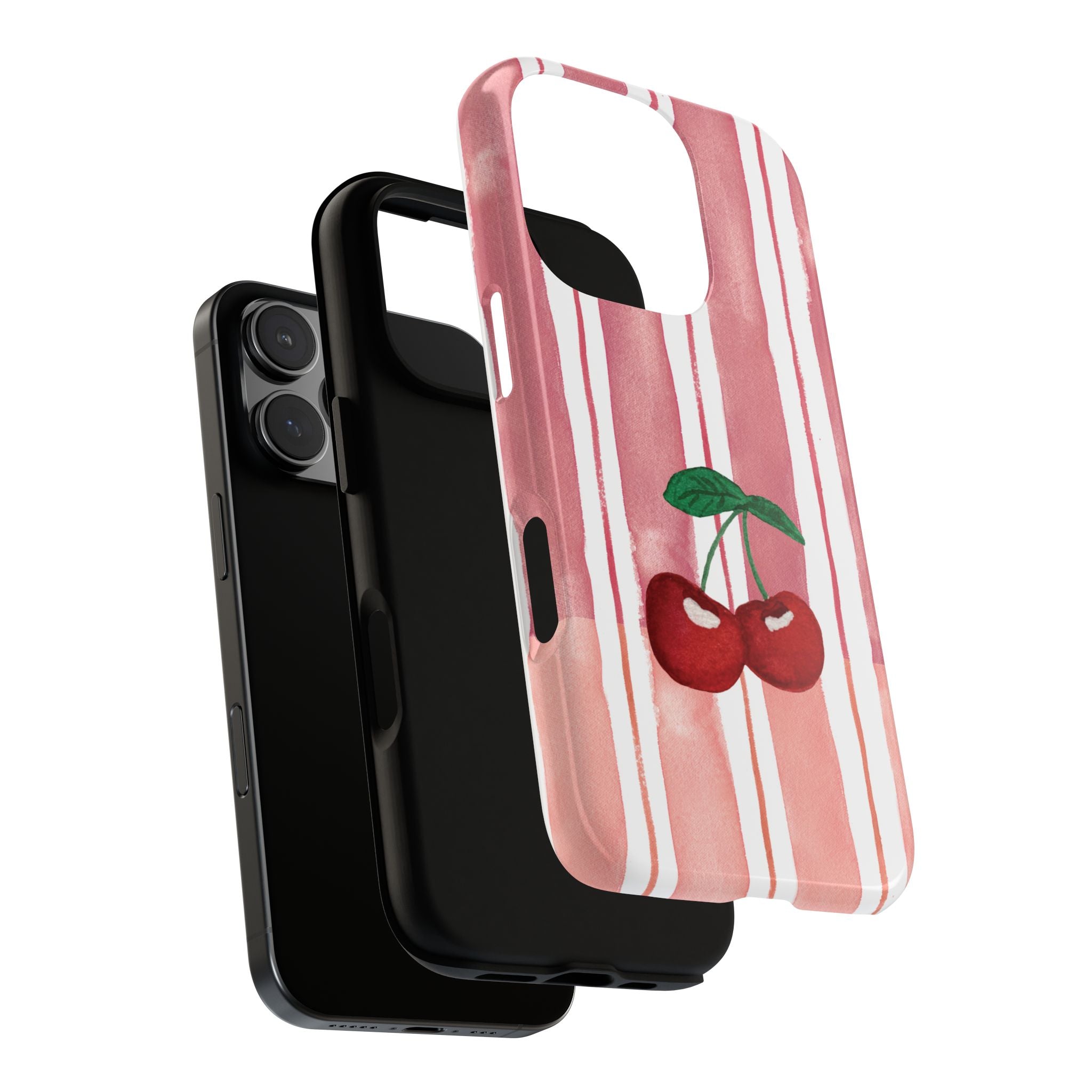 Cherry Orchard Stripes Phone Case
