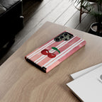 Cherry Orchard Stripes Phone Case