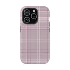 The Plaid Edit Mauve Phone Case