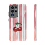 Cherry Orchard Stripes Phone Case