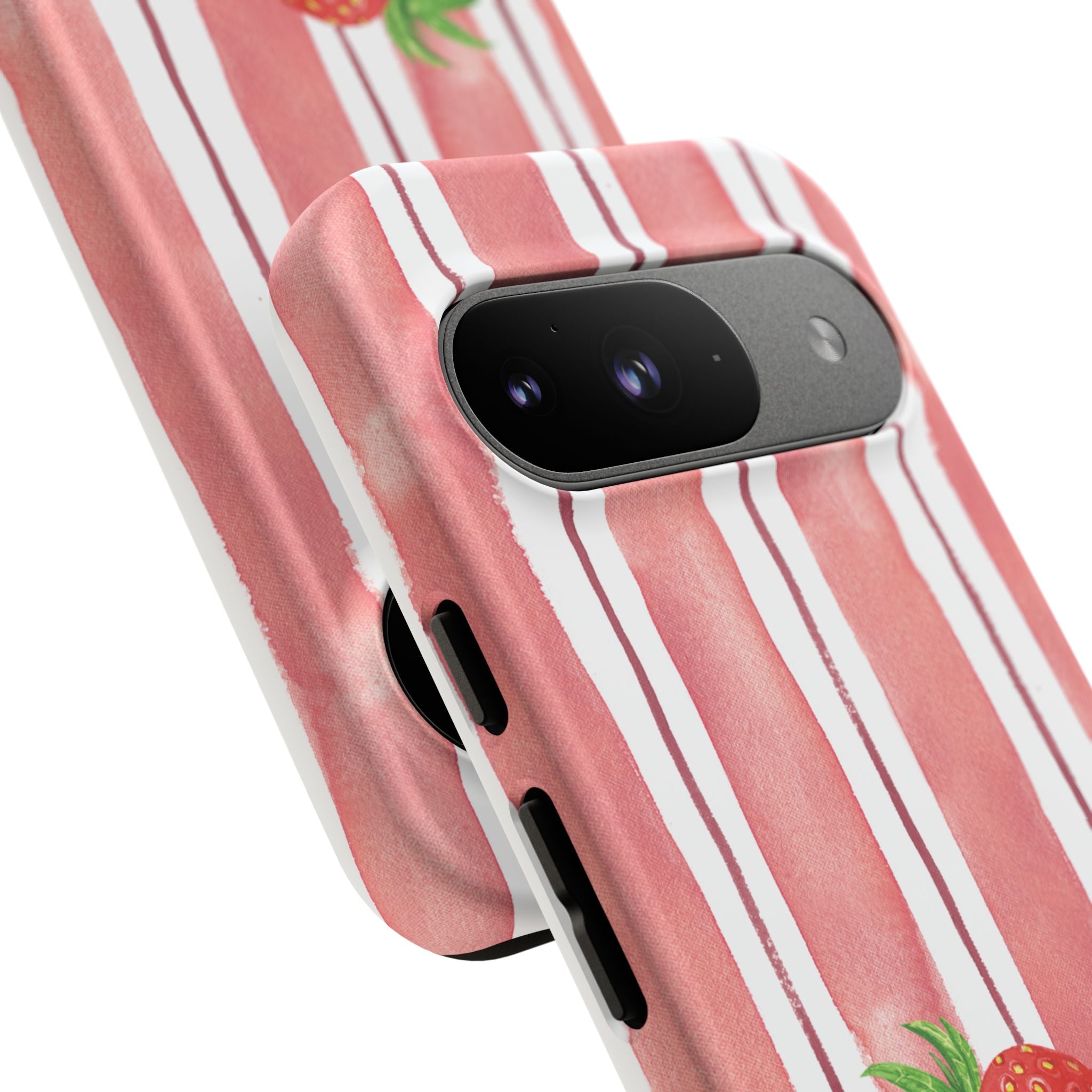 Strawberry Orchard Stripes Phone Case
