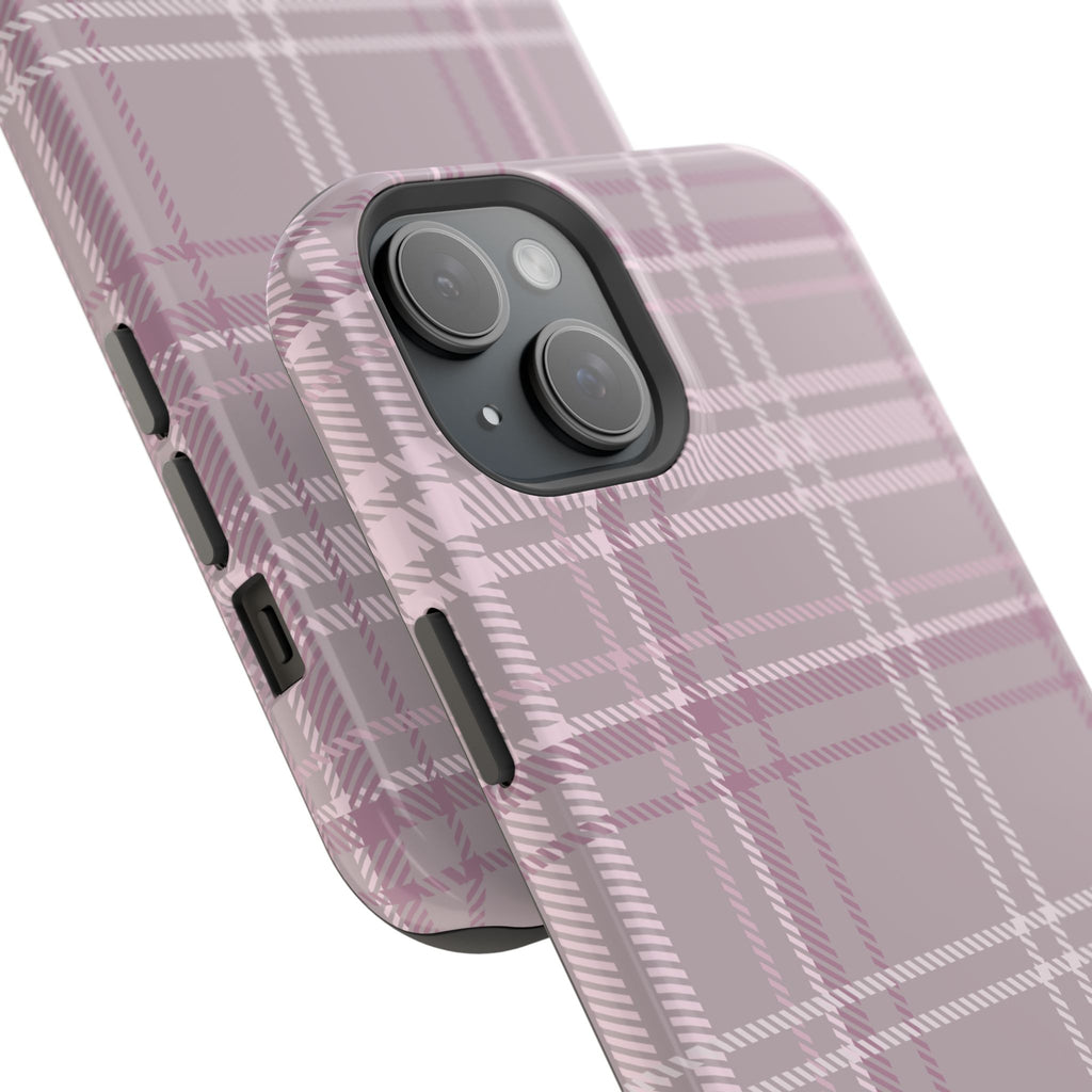The Plaid Edit Mauve Phone Case