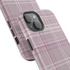 The Plaid Edit Mauve Phone Case