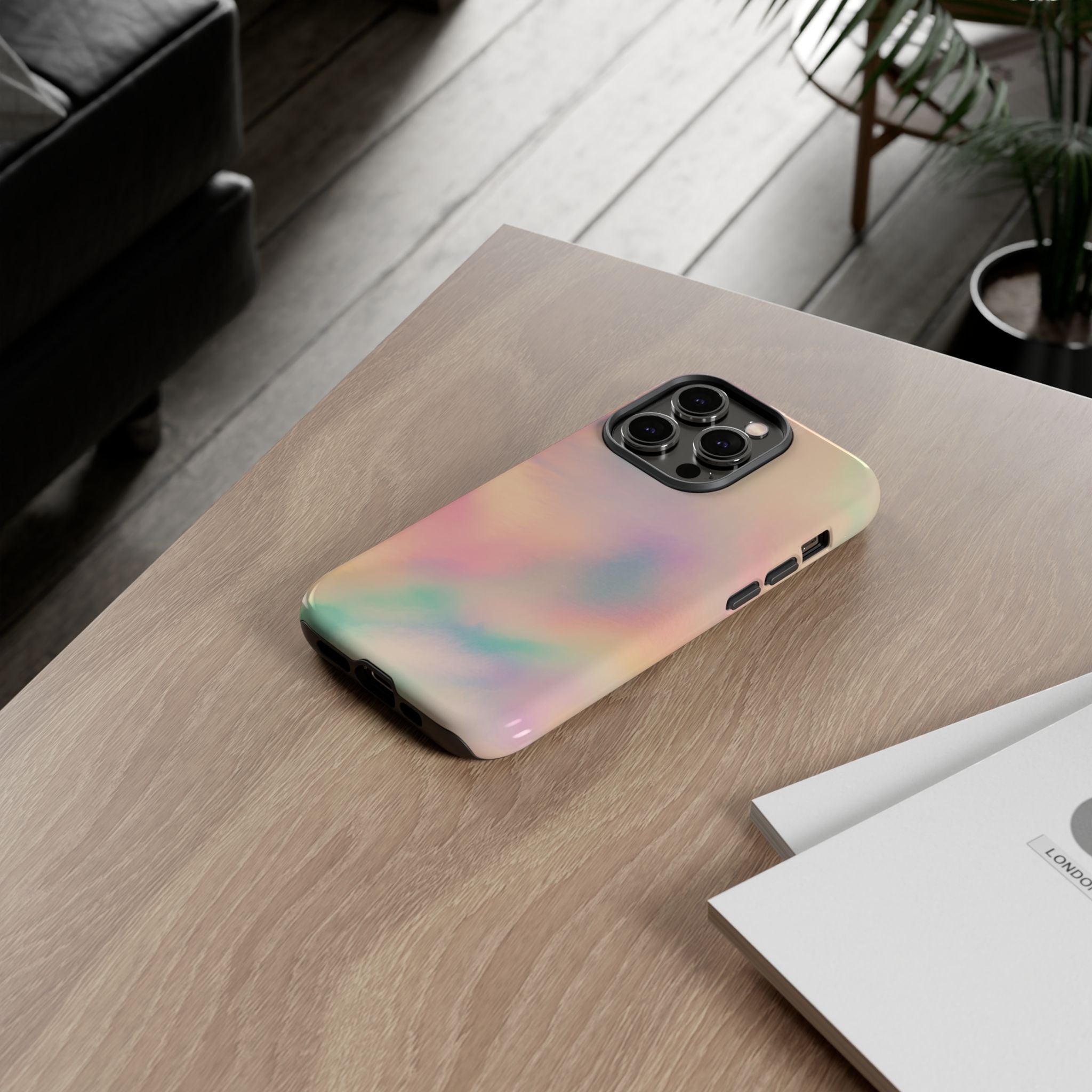 Peach Prism Aura Dreamscape Phone Case