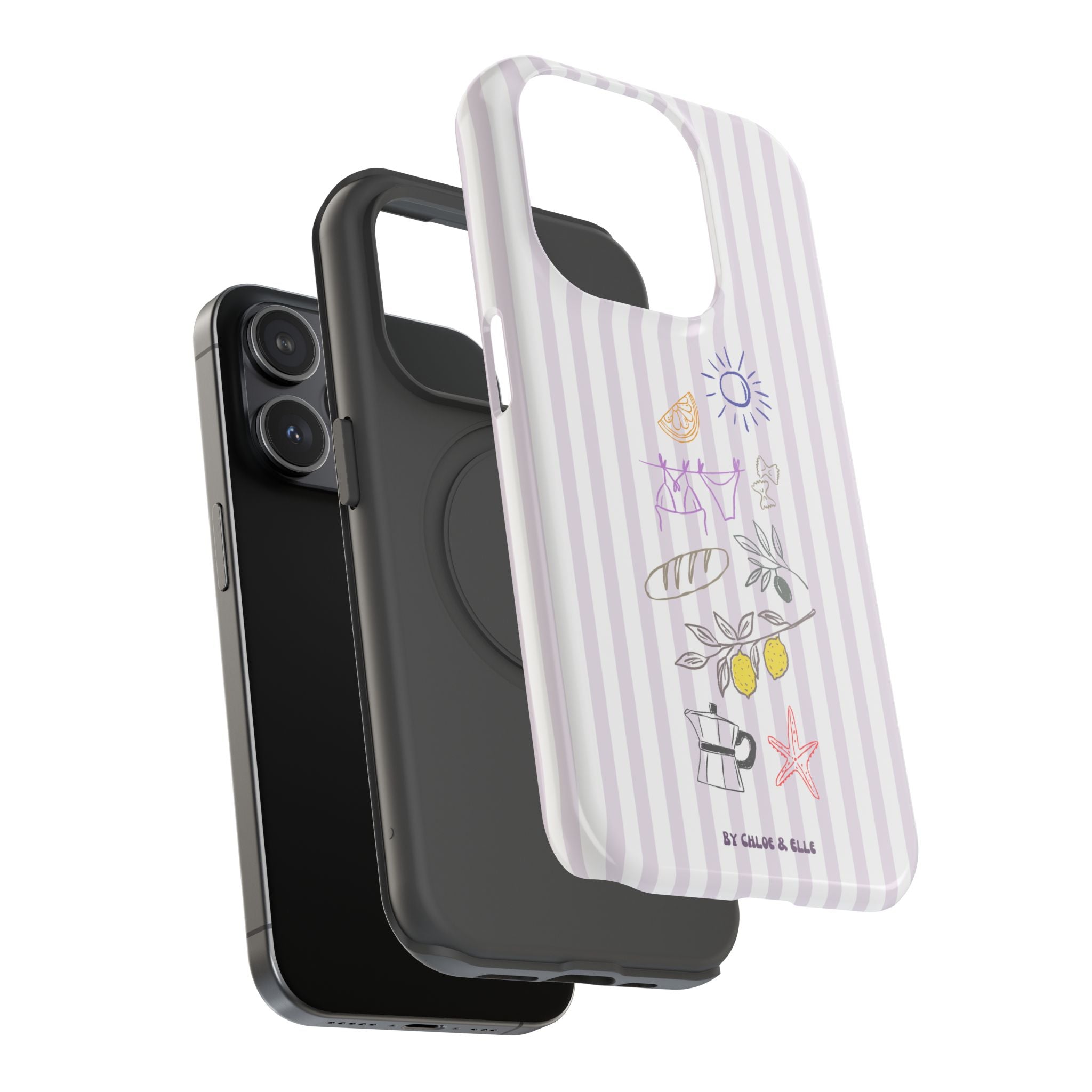 Amalfi Dreaming Petunia Phone Case