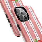 Strawberry Orchard Stripes Phone Case
