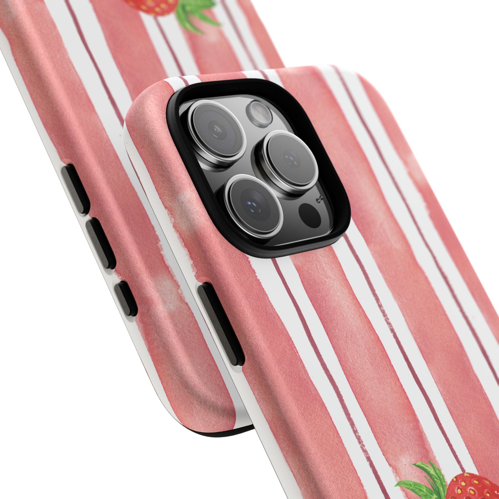 Strawberry Orchard Stripes Phone Case
