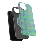 Fresh Energy Plaid Magnetic Phone Case