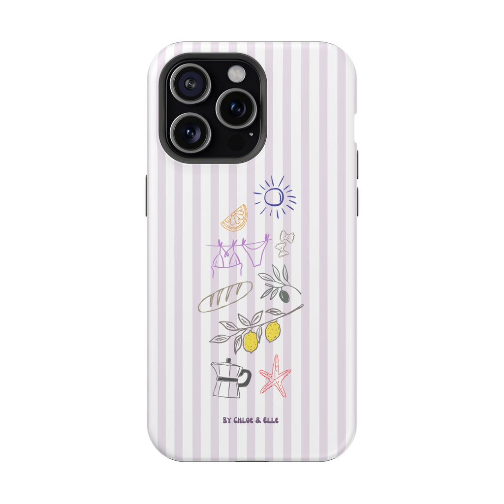 Amalfi Dreaming Petunia Phone Case