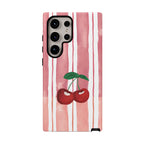 Cherry Orchard Stripes Phone Case