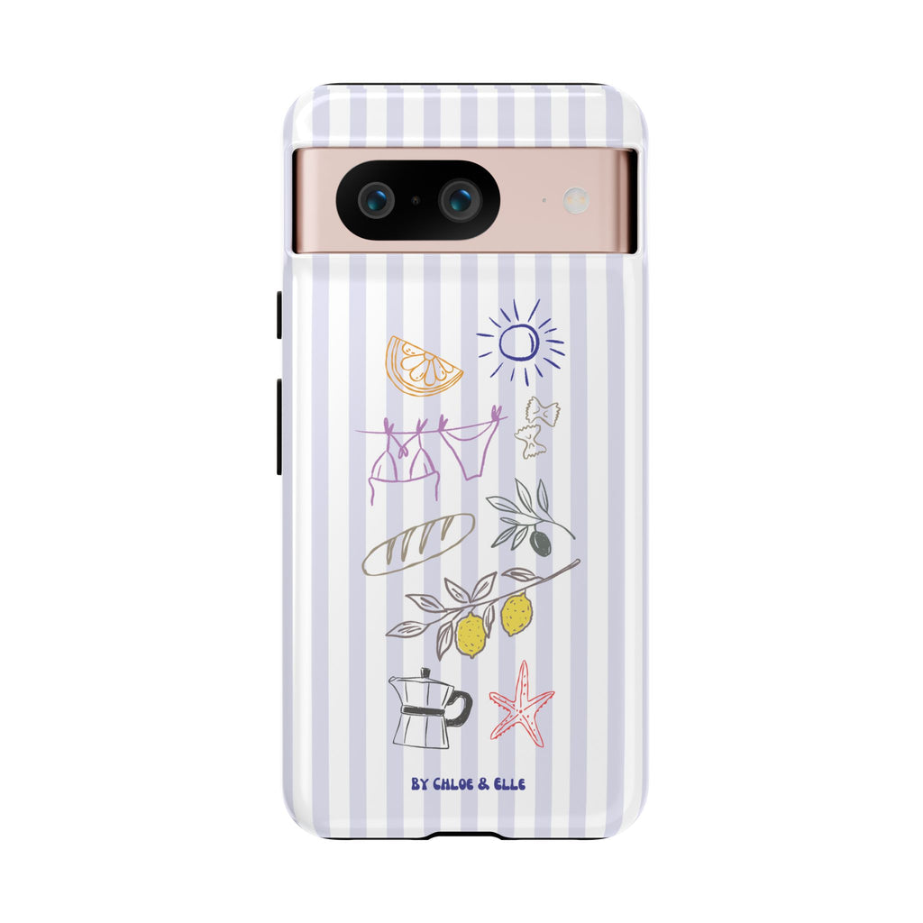 Amalfi Dreaming Blue Waters Phone Case